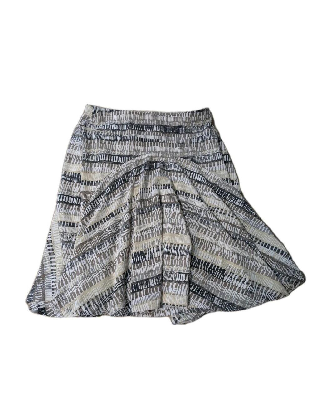 Royal Robbins Skirt Womens Sz‎ Small Geometric A Line Cotton Lightweight